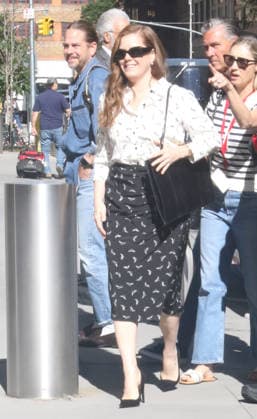 Celebrity, Amy Adams unterwegs in New York New York NY June 09: Amy Adams on Live with Kelly & Mark to talk about new movie version of Capr Fear in New York. June 09, 2026. Copyright: xRW Mediapunchx