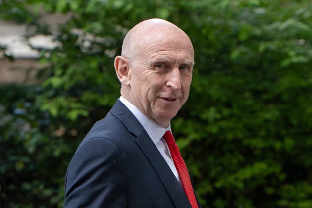 June 9, 2026, London, England, United Kingdom: JOHN HEALEY, Defence Secretary, leaves 10 Downing Street after a weekly Cabinet Meeting. London United Kingdom - ZUMAk172 20260609_zip_k172_138 Copyright: xThomasxKrychx