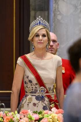 Amsterdam, The Netherlands, 2026-06-09 20:54:47 AMSTERDAM, 09-06-2026, Royal Palace Amsterdam At the invitation of His Majesty the King - King Willem-Alexander and Queen Maxima, the Federal President of Germany, Frank-Walter Steinmeier, is paying a state visit to the Netherlands. He is accompanied by his wife, Elke Büdenbender. PHOTO: NLBeeld POOL Mischa Schoemaker In the photo: The Royal Couple hosts a state banquet at the Royal Palace Amsterdam. King Willem-Alexander and the German Federal President deliver a speech. Her Royal Highness the Princess of Orange - Princess Amalia and Prince Constantijn are also present at the state banquet. Credit: NL Beeld Patrick van Emst  Copyright: xx x