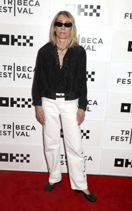 June 9, 2026, New York, New York, USA: Bassist guitarist vocalist KIM GORDON from the band Sonic Youth seen at the New York Premiere of The Best Summer held during the 2026 Tribeca Film Festival at The Shorts Theater at Spring Studios. New York USA  - ZUMAk03_ 20260609_zaf_k03_004 Copyright: xNancyxKaszermanx