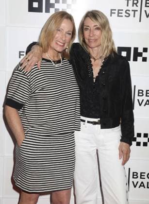 June 9, 2026, New York, New York, USA: Director TAMRA DAVIS and bassist guitarist vocalist KIM GORDON from the band Sonic Youth seen at the New York Premiere of The Best Summer held during the 2026 Tribeca Film Festival at The Shorts Theater at Spring Studios. New York USA  - ZUMAk03_ 20260609_zaf_k03_017 Copyright: xNancyxKaszermanx