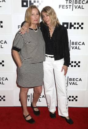 June 9, 2026, New York, New York, USA: Director TAMRA DAVIS and bassist guitarist vocalist KIM GORDON from the band Sonic Youth seen at the New York Premiere of The Best Summer held during the 2026 Tribeca Film Festival at The Shorts Theater at Spring Studios. New York USA  - ZUMAk03_ 20260609_zaf_k03_018 Copyright: xNancyxKaszermanx
