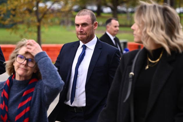NEALE DANIHER STATE FUNERAL, Fromer Melbourne Demons coach Simon Goodwin arrives ahead of a State Funeral Service for Neale Daniher at the MCG, Melbourne, Wednesday, June 10, 2026. A state funeral will honour the life and extraordinary achievements of AFL great Neale Daniher, whose fight against MND inspired countless Australians. ( NO ARCHIVING MELBOURNE VICTORIA AUSTRALIA  Copyright: xJOELxCARRETTx 20260610181135585721