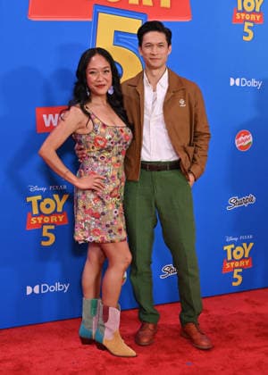 Disney And Pixar™s ˜Toy Story 5™ Los Angeles Premiere Shelby Rabara and Harry Shum Jr. arriving to Disney and Pixar™s Toy Story 5 Los Angeles premiere held at the Dolby Theatre on June 9, 2026 in Hollywood, CA. Hollywood Dolby Theatre California USA Copyright: xLisaxOConnorx xAFF-USA.comx
