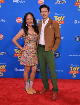 Disney And Pixar™s ˜Toy Story 5™ Los Angeles Premiere Shelby Rabara and Harry Shum Jr. arriving to Disney and Pixar™s Toy Story 5 Los Angeles premiere held at the Dolby Theatre on June 9, 2026 in Hollywood, CA. Hollywood Dolby Theatre California USA Copyright: xLisaxOConnorx xAFF-USA.comx
