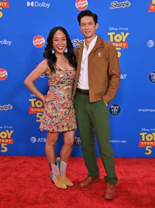 Disney And Pixar™s ˜Toy Story 5™ Los Angeles Premiere Shelby Rabara and Harry Shum Jr. arriving to Disney and Pixar™s Toy Story 5 Los Angeles premiere held at the Dolby Theatre on June 9, 2026 in Hollywood, CA. Hollywood Dolby Theatre California USA Copyright: xLisaxOConnorx xAFF-USA.comx