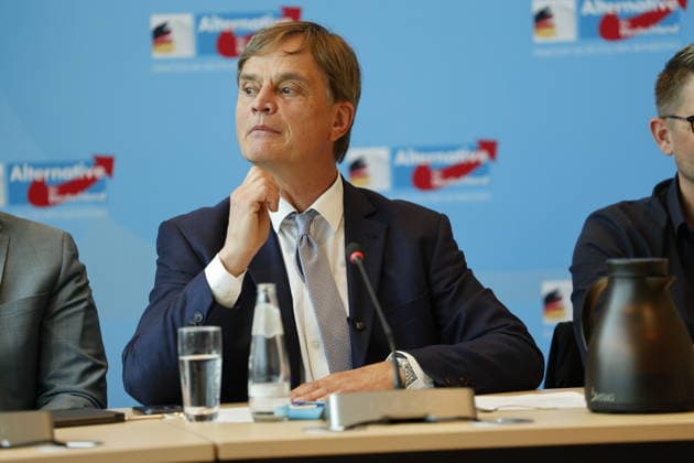 Bernd Baumann; AfD, Bundestag, sitzungswöchentlichen Pressegespräch mit , am 09.06.2026 in Berlin, (Bundestag, Raum JKH 6.554), Deutschland *** Bernd Baumann AfD, Bundestag, weekly press conference with , on 09 06 2026 in Berlin, Bundestag, Room JKH 6 554 , Germany