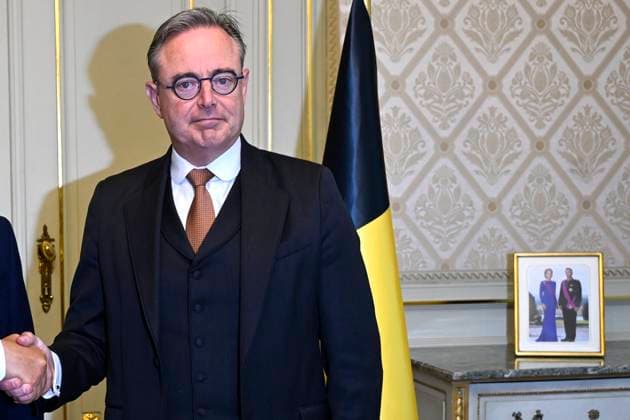 PM Bart De Wever meets South Korean President Lee Jae Myung BRUSSELS, BELGIUM - JUNE 10 : PM Bart De Wever meets South Korean President Lee Jae Myung on June 10, 2026 in Brussels, Belgium, 10 06 2026 Brussels Belgium  Copyright: xDidierxLebrunx