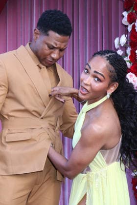 June 9, 2026, Beverly Hills, California, USA: LOS ANGELES - JUN 5: Jonathan Majors, Meagan Good at the Hollywood Unlocked Impact Awards at the Beverly Hilton Hotel on June 5, 2026 in Beverly Hills, CA Beverly Hills USA - ZUMAb170 20260609_aap_b170_125 Copyright: xKayxBlakex