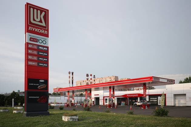 Russia Gasoline Shortages 9186783 09.06.2026 A view shows a closed petrol station in Krasnodar, Russia. Vitaly Timkiv Sputnik Krasnodar Russia  Copyright: xVitalyxTimkivx