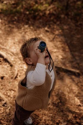 Children Exploring the Forest in Golden Spring Light Amsterdam, North Holland, Netherlands CR_RTBZ26052718-2036292-01 ,model released, Symbolfoto