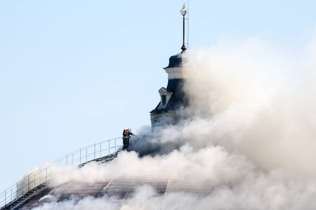 RUSSIA, SEVASTOPOL - JUNE 10, 2026: Emergency workers battle a fire caused by a drone strike on the Panorama Museum of the Defence of Sevastopol. Sergei Malgavko TASS  93622177