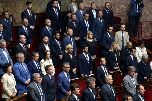 Session of Questions to The Government - Paris Marine Lepen president of the RN parliamentary group during a question session to the government national assembly Paris 09 June 2026 Photo by Karim Ait Adjedjou ABACAPRESS.COM Paris Ile-de-France France  Copyright: xAitxAdjedjouxKarim ABACAx