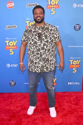 Craig Robinson bei der Weltpremiere des Animationsfilms Toy Story 5 im Dolby Theatre. Los Angeles, 09.06.2026 *** Craig Robinson at the world premiere of the animated film Toy Story 5 at the Dolby Theatre Los Angeles, 09 06 2026 Foto:xD.xStarbuckx xFuturexImagex toy_story_6306