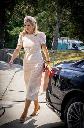 10-06-2026 Queen Maxima and Elke Budenbender visited the International Criminal Court in The Hague on the 2nd day of the 3 day statevisit to the Netherlands. Â  Copyright: xPPEx