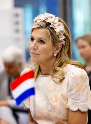 10-06-2026 Queen Maxima and Elke Budenbender visited the International Criminal Court in The Hague on the 2nd day of the 3 day statevisit to the Netherlands. Â  Copyright: xPPEx