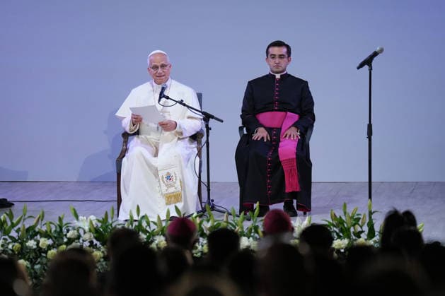 Pope Leo XIV visits the Brians 1 penitentiary center Pope Leo XIV during the visit to the Brians 1 penitentiary center, on June 10, 2026, in Barcelona, Catalonia Spain The visit is part of the acts that the Pontiff performs during his apostolic journey to Spain During the visit the Pope met with 80 prisoners and heard the testimony of two inmates 10 JUNE 2026 Barcelona, Catalonia Barcelona, Catalonia Spain  Copyright: xDavidxZorrakinox 7585766