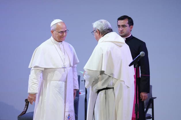 Pope Leo XIV visits the Brians 1 penitentiary center Pope Leo XIV during the visit to the Brians 1 penitentiary center, on June 10, 2026, in Barcelona, Catalonia Spain The visit is part of the acts that the Pontiff performs during his apostolic journey to Spain During the visit the Pope met with 80 prisoners and heard the testimony of two inmates 10 JUNE 2026 Barcelona, Catalonia Barcelona, Catalonia Spain  Copyright: xDavidxZorrakinox 7585828