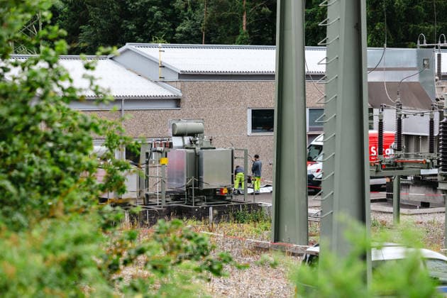 Aktuelle Themenbilder: AktuelleSituation in Reutlingen - Betzingen nach dem Stromausfall, 10.06.2026 Aktuelle Themenbilder: AktuelleSituation in Reutlingen - Betzingen nach dem Stromausfall, 10.06.2026, Blick auf Umspannwerk in der Markwiesenstrasse Betzingen. *** Current themed pictures Current situation in Reutlingen Betzingen after the power cut, 10 06 2026 Current themed pictures Current situation in Reutlingen Betzingen after the power cut, 10 06 2026, View of transformer station in Markwiesenstrasse Betzingen Copyright: xEibner-Pressefoto DimitrixDrofitschx EP_ddh