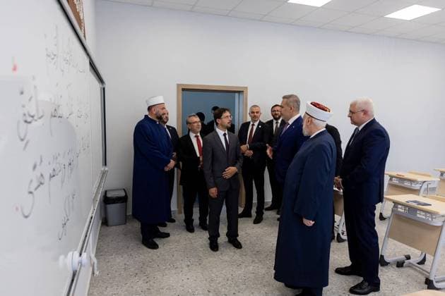 Turkish Foreign Minister Fidan visits Bulgaria SOFIA, BULGARIA - JUNE 10: Turkish Foreign Minister Hakan Fidan visits and inspects the shared building of the Sofia Higher Islamic Institute and Sofia Theology High School during his visit to Sofia, Bulgaria, on June 10, 2026. Murat Gok Anadolu Sofia Bulgaria. Editorial use only. Please get in touch for any other usage.  Copyright: x2026xAnadoluxMuratxGokx