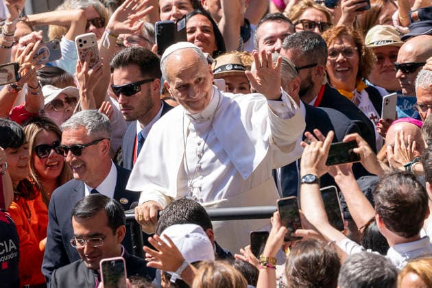 Pope Leon XIV At Basilica Of Montserrat - Barcelona Pope Leon XIV visits the Basilica of Montserrat, a place of faith, tradition, and spiritual heritage, during a historic and deeply meaningful visit in Montserrat near Barcelona, Catalonia, Spain on June 10, 2026, marked by moments of prayer, reflection, and communion. Photo by S.Villarroel ALTERPHOTOS ABACAPRESS.COM Barcelona Spain  Copyright: xAlterPhotos ABACAx