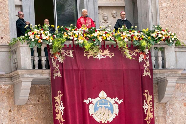 Pope Leon XIV At Basilica Of Montserrat - Barcelona Pope Leon XIV visits the Basilica of Montserrat, a place of faith, tradition, and spiritual heritage, during a historic and deeply meaningful visit in Montserrat near Barcelona, Catalonia, Spain on June 10, 2026, marked by moments of prayer, reflection, and communion. Photo by S.Villarroel ALTERPHOTOS ABACAPRESS.COM Barcelona Spain  Copyright: xAlterPhotos ABACAx