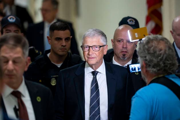 Microsoft Co-Founder Bill Gates arrives to testify during a closed-door interview with the House Oversight Committee on Capitol Hill in Washington, DC on Wednesday, June 10, 2026. The committee is continuing to hold closed-door interviews as part of their investigation into convicted sex offender Jeffrey Epstein.  WAP20260610302 BONNIExCASH