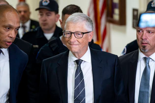Microsoft Co-Founder Bill Gates arrives to testify during a closed-door interview with the House Oversight Committee on Capitol Hill in Washington, DC on Wednesday, June 10, 2026. The committee is continuing to hold closed-door interviews as part of their investigation into convicted sex offender Jeffrey Epstein.  WAP20260610303 BONNIExCASH