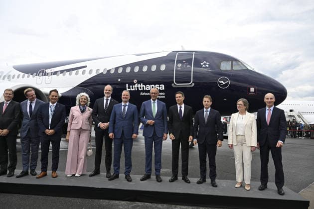 International Aerospace Exhibition (ILA Berlin) BERLIN, GERMANY - JUNE 10: German Chancellor Friedrich Merz visits the International Aerospace Exhibition (ILA Berlin), under the theme Pioneering Aerospace, on June 10, 2026, in Berlin, Germany. Halil Sagirkaya Anadolu Berlin Germany. Editorial use only. Please get in touch for any other usage.  Copyright: x2026xAnadoluxHalilxSagirkayax
