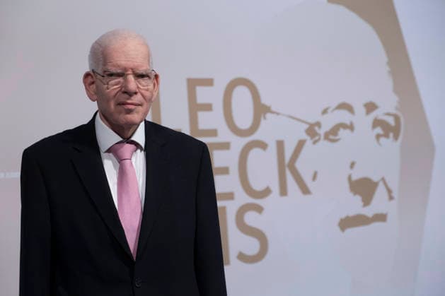 Verleihung des Leo Baeck-Preises 2026 durch den Zentralrat der Juden in Deutschland am Mittwoch (10.06.2026) in Berlin an den Kabarettisten Dieter Nuhr. (Foto: Josef Schuster, Praesident des Zentralrats der Juden in Deutschland, vor der Verleihung) Mit dem Preis soll Nuhrs Einsatz gegen Antisemitismus in der Medienlandschaft gewuerdigt werden, begruendete der Zentralrat die Preistraegerwahl. Seit 1957 werden mit dem Leo-Baeck-Preis Persoenlichkeiten geehrt, die sich nach Ansicht des Zentralrats in herausragender Weise um die juedische Gemeinschaft verdient gemacht haben. (Siehe epd-Meldung vom 10.06.2026) EDITORIAL USE ONLY *** Presentation of the Leo Baeck Prize 2026 by the Central Council of Jews in Germany on Wednesday 10 06 2026 in Berl Copyright: epd-bild RolfxZoellner _DSF5423