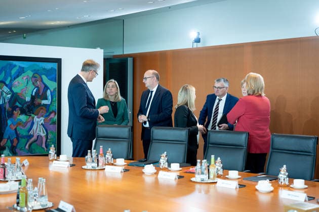 Kabinettsitzung, Bundesregierung, Auftakt Auftakt, Kabinettsitzung, Bundesregierung, Patrick Schnieder, Bundesverkehrsminister Berlin Berlin GER *** Cabinet meeting, Federal Government, Federal Minister of Transport, Cabinet meeting, Federal Government, Patrick Schnieder, Federal Minister of Transport Berlin Berlin GER