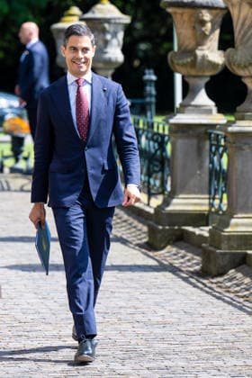Dutch Royals receive Germany for state visit, day 2, The Hague, Netherlands - 10 Jun 2026 Prime Minister Rob Jetten during a government lunch in The Hague, during the state visit from the German Federal President to the Netherlands. The Hague The Netherlands  Copyright: xMischaxSchoemakerx