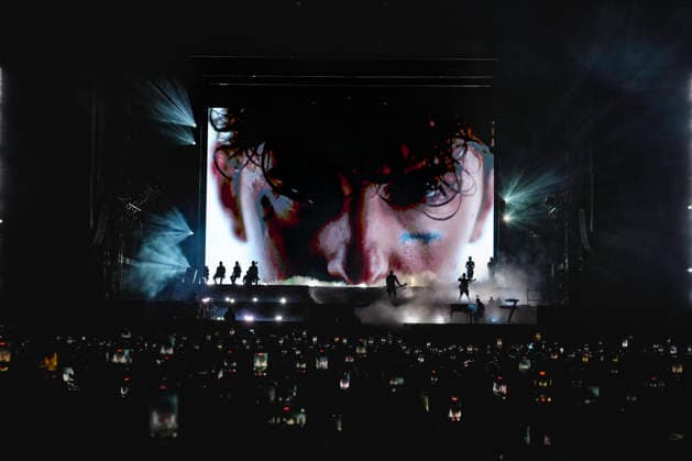 IPA85558956 - Rome Achille Lauro in concert as part of the tour - COMUNI IMMORTALI - STADI 2026 at the Stadio Olimpico in Rome Sold out in the photo ¢ Achille Lauro  Copyright: xbbrx xx 85558956