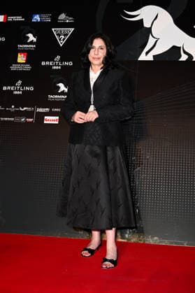 IPA85558497 - Taormina, 72nd Taormina Film Fest 2026 Night 1, red carpet. Pictured: Sue Kroll  Copyright: xManuelexMangiarottix xDxAvanzo Mangiarottix 85558497