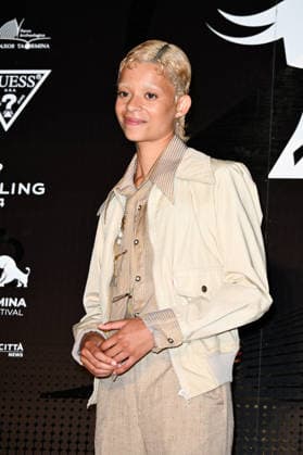 IPA85557389 - Taormina, 72nd Taormina Film Fest 2026 Night 1, red carpet. Pictured: Phoebe Campbell  Copyright: xManuelexMangiarottix xDxAvanzo Mangiarottix 85557389