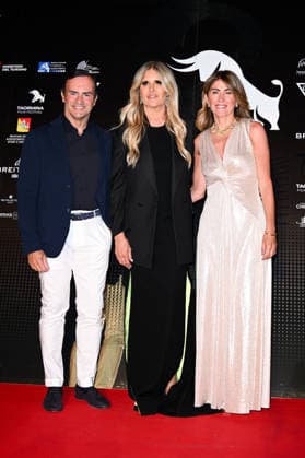 IPA85557952 - Taormina, 72nd Taormina Film Fest 2026 Day 1, red carpet. Pictured: Alessandro Araimo, Tiziana Rocca, Rossella D Ambrosio  Copyright: xManuelexMangiarottix xDxAvanzo Mangiarottix 85557952