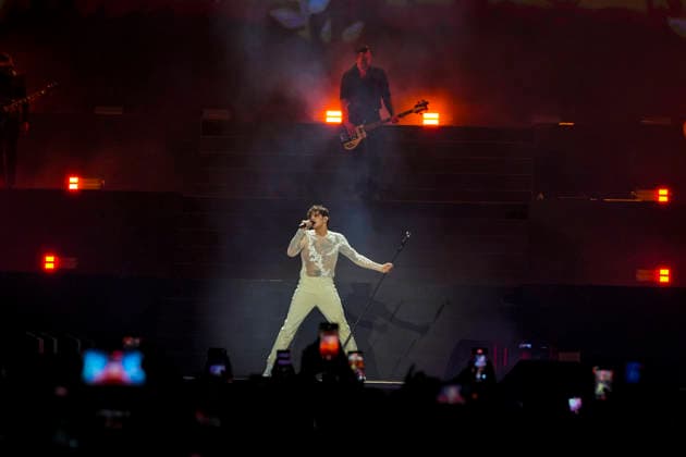IPA85559023 - Rome Achille Lauro in concert as part of the tour - COMUNI IMMORTALI - STADI 2026 at the Stadio Olimpico in Rome Sold out in the photo ¢ Achille Lauro  Copyright: xbbrx xx 85559023