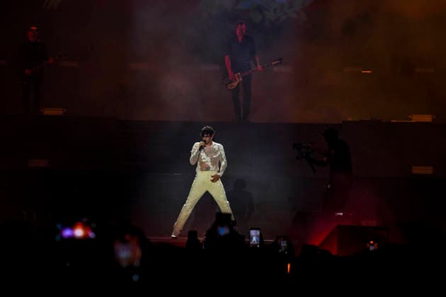 IPA85559037 - Rome Achille Lauro in concert as part of the tour - COMUNI IMMORTALI - STADI 2026 at the Stadio Olimpico in Rome Sold out in the photo ¢ Achille Lauro  Copyright: xbbrx xx 85559037
