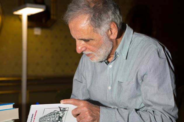 IPA85559216 - Turin, Italy. June 10, 2026. Italian writer Michele Mari is guest of the Circolo dei Lettori as a shortlisted author for the Strega Prize (Premio Strega) literary award  Copyright: xMarcoxDestefanisx xx 85559216
