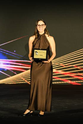 IPA85558836 - Taormina, 72nd Taormina Film Fest 2026 Night 1, Awards Ceremony Pictured: Aurora Leone  Copyright: xManuelexMangiarottix xDxAvanzo Mangiarottix 85558836