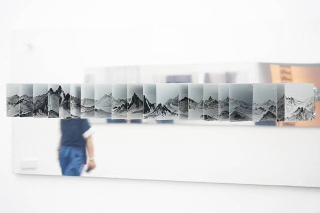 SHANGHAI, CHINA - JUNE 10: A woman visits artist Liu Yi s solo exhibition titled After the Reflection Leaves the Water on June 10, 2026 in Shanghai, China.  Copyright: xChinaxNewsxServicex 111647372522