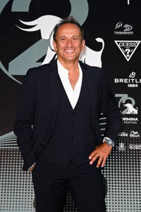 IPA85559469 - Taormina, 72nd Taormina Film Fest 2026 Night 1, red carpet. Pictured: Uccio De Santis  Copyright: xManuelexMangiarottix xDxAvanzo Mangiarottix 85559469