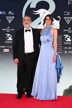 IPA85560841 - Taormina, 72nd Taormina Film Fest 2026 Night 1, red carpet. Pictured: Valeria Grado, Bernardo Campo  Copyright: xManuelexMangiarottix xDxAvanzo Mangiarottix 85560841