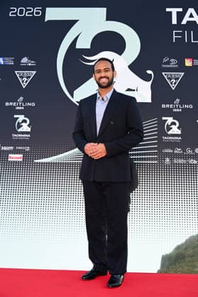 IPA85560888 - Taormina, 72nd Taormina Film Fest 2026 Day 1, red carpet. Pictured: Faisal Baltyuor  Copyright: xManuelexMangiarottix xDxAvanzo Mangiarottix 85560888