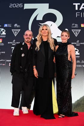 IPA85560897 - Taormina, 72nd Taormina Film Fest 2026 Day 1, red carpet. Pictured: Massimo Serini, Tiziana Rocca  Copyright: xManuelexMangiarottix xDxAvanzo Mangiarottix 85560897