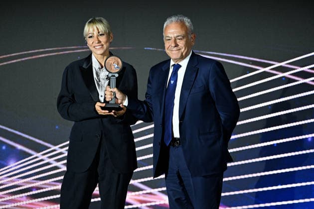 IPA85561881 - Taormina, 72nd Taormina Film Fest 2026 Night 1, Awards Ceremony Pictured: Malika Ayane  Copyright: xMaurizioxD avanzox xDxAvanzo Mangiarottix 85561881