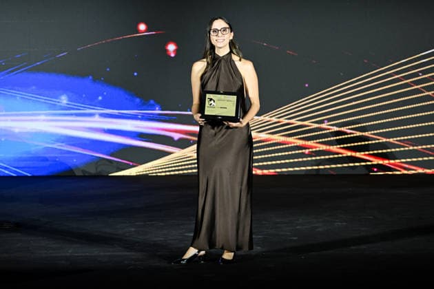 IPA85562040 - Taormina, 72nd Taormina Film Fest 2026 Night 1, Awards Ceremony Pictured: Aurora Leone  Copyright: xMaurizioxD avanzox xDxAvanzo Mangiarottix 85562040