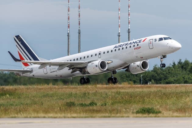 Eröffnungsrundgang auf der ILA Eine Airfrance Maschine bei ILA in Berlin-Brandenburg am 10.06.2026. Berlin Deutschland *** Opening tour of the ILA An Airfrance aircraft at ILA in Berlin Brandenburg on 10 06 2026 Berlin Germany