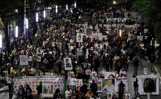 June 10, 2026, Mexico City, Mexico City, mexico: Dozens of searching mothers from ten states across the country are seeking to reach Banorte Stadium to demand that their requests be addressed. Mexico City mexico - ZUMAt178 20260610_zip_t178_021 Copyright: xNadiaxTecuapetlax
