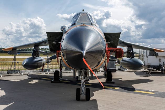 Ausstellung bei der Internationalen Luft- und Raumfahrtausstellung (ILA), Berlin ExpoCenter Airport Ausstellung des PA-200 Tornado WTD 61 bei der Internationalen Luft- und Raumfahrtausstellung (ILA), Berlin ExpoCenter Airport in Berlin-Brandenburg am 10.06.2026. Berlin Deutschland *** Exhibition at the International Aerospace Exhibition ILA , Berlin ExpoCenter Airport Exhibition of the PA 200 Tornado WTD 61 at the International Aerospace Exhibition ILA , Berlin ExpoCenter Airport in Berlin Brandenburg on 10 06 2026 Berlin Germany
